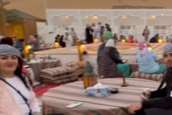 Sunset Desert Landscape Dubai